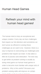 Mobile Screenshot of humanheadgames.com